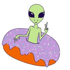 Alien and Donut