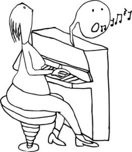 Playing around on piano