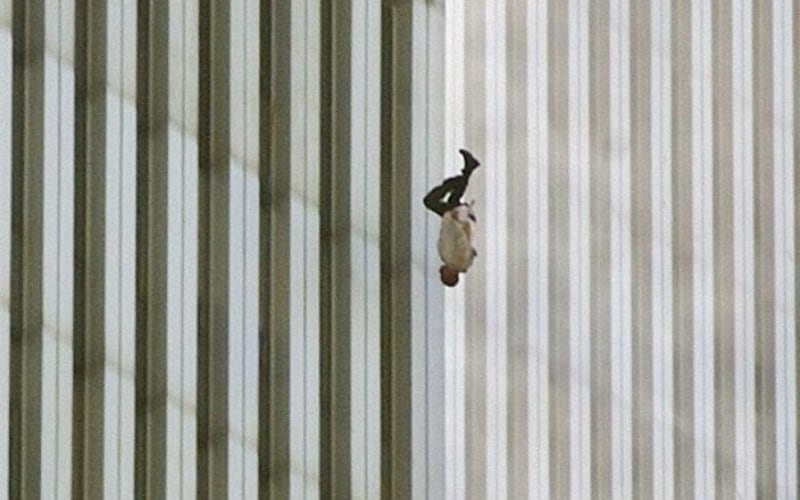 Man falling on 9-11