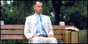 Forrest Gump on bench
