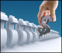 Dollar signs... graphic