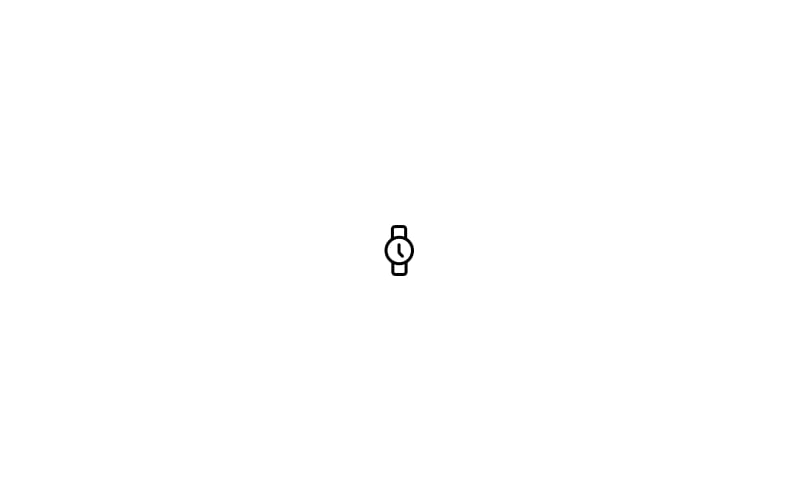 Featured black & white watch/SVG - featured graphic