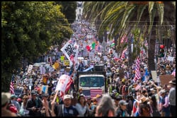 Protest in Los Angles, USA