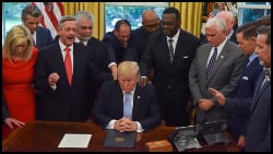 Religious "laying on of hands"