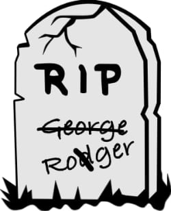 Roger Bara grave stone