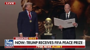 Trump receives FIFA Peace Prize
