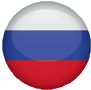 Small round Russian flag