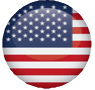 Small, round US flag
