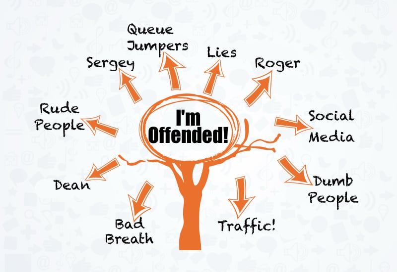 What offends my people graphic