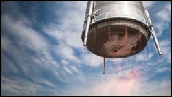 Stoke Space engines on prototype rocket
