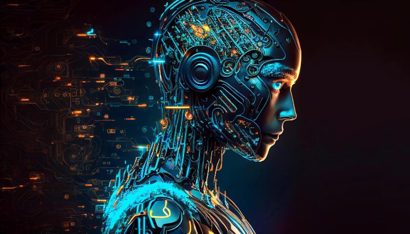 Robot with AI