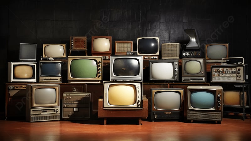 Old, tube style TV Sets